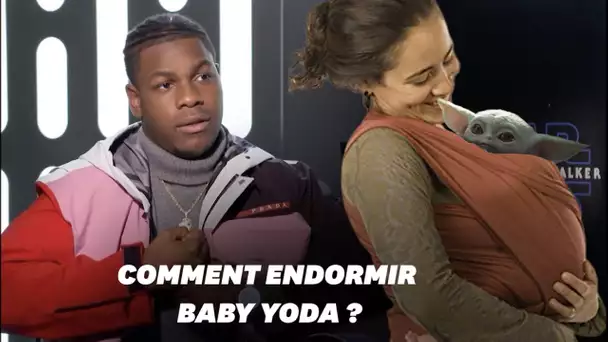 Les acteurs de "Star Wars 9" ont plein d'idées pour endormir Baby Yoda