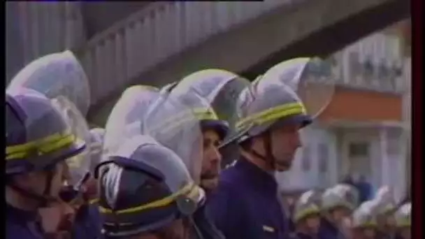 Journée de violence a l'usine Talbot de Poissy  - archive vidéo INA