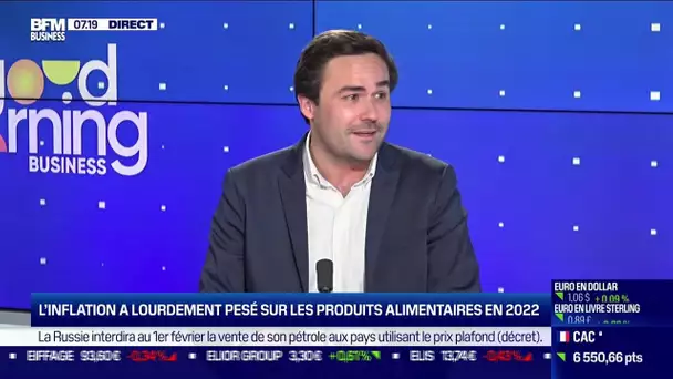 Arthur Portier (Agritel): Le poids de l'inflation sur les produits alimentaires en 2022