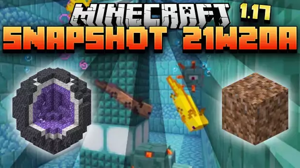 Plus que 3 jours !! - Minecraft 1.17 Snapshot 21w20