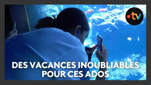 Des familles éloignées du monde marin visitent le Musée océanographique de Monaco