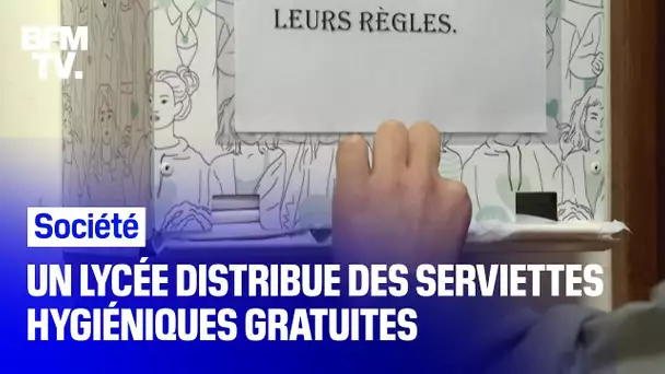Ce lycée francilien distribue des protections hygiéniques gratuites