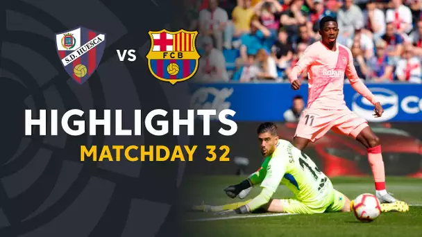 Highlights SD Huesca vs FC Barcelona (0-0)