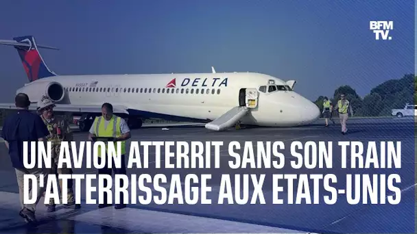 Un avion atterrit sans son train d'atterrissage avant aux Etats-Unis