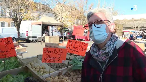 Sarthe / Reconfinement : jour de marché, un moment privilégié