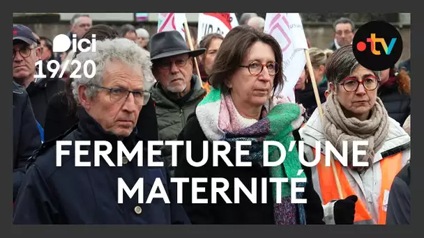 Mobilisation contre la fermeture partielle de la maternité de Mayenne