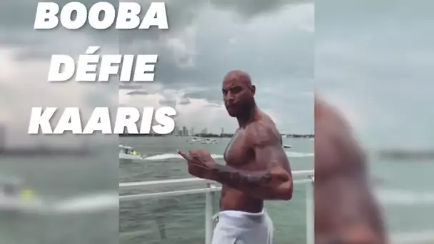 Booba relève le défi du #bottlecapchallenge