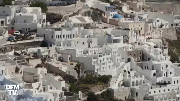 Les images de Santorin, en Grèce, vide à cause du confinement