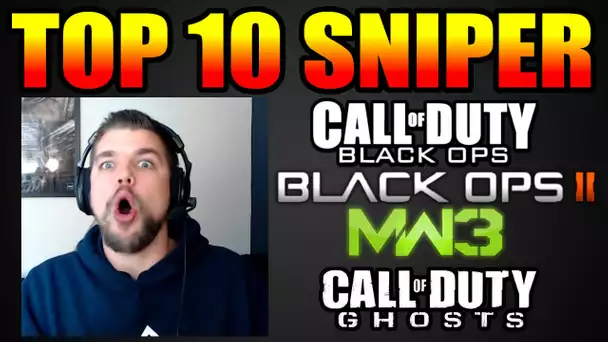TOP 10 SNIPER #43 | BO2, BO1, MW3 & Ghosts En FaceCam