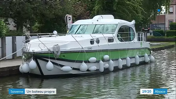 Saverne : un tour à bord du premier bateau fluvial électrique et habitable de France