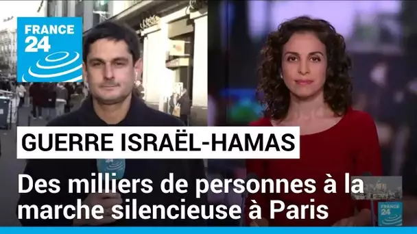 Guerre Israël-Hamas : des milliers de personnes réunies à Paris pour une marche silencieuse