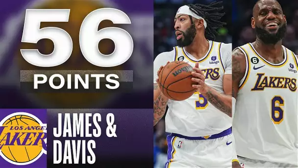 LeBron James & Anthony Davis Combine For 56 Points In Lakers Comeback W! | February 26, 2023