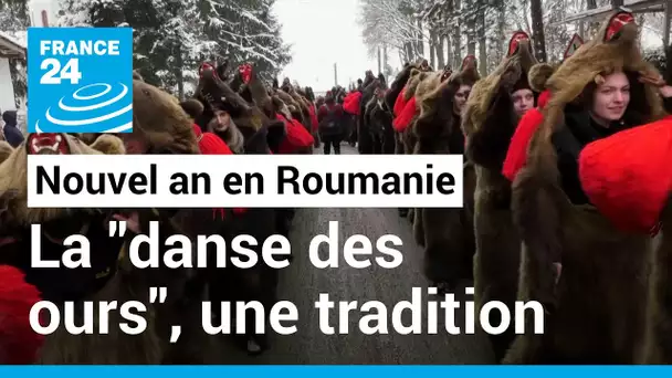 Roumanie : la "danse des ours ", tradition du Nouvel an • FRANCE 24