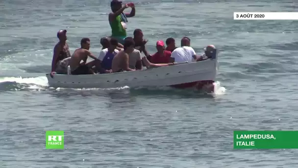 Lampedusa : des migrants continuent de débarquer