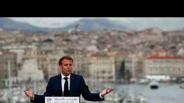Emmanuel Macron à Marseille : "L'urgence est sécuritaire, sociale, sanitaire" • FRANCE 24