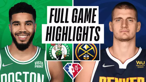 CELTICS at NUGGETS | FULL GAME HIGHLIGHTS | March 20, 2022