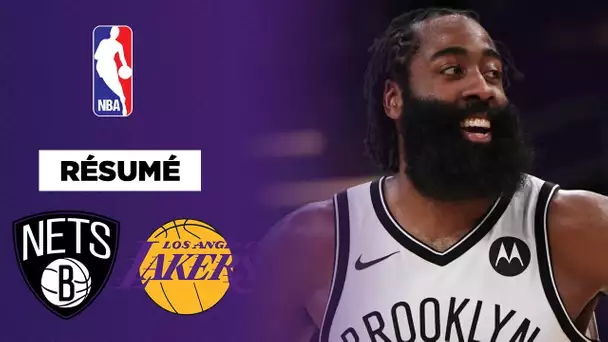 Résumé NBA VF : Nets - Lakers, un choc de titans, LeBron James record !