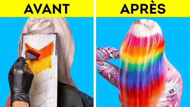 INCROYABLES TRANSFORMATIONS ET ASTUCES POUR LES CHEVEUX QUE TU DEVRAIS ESSAYER