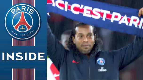 INSIDE - PARIS SAINT-GERMAIN vs AS MONACO with Ronaldinho
