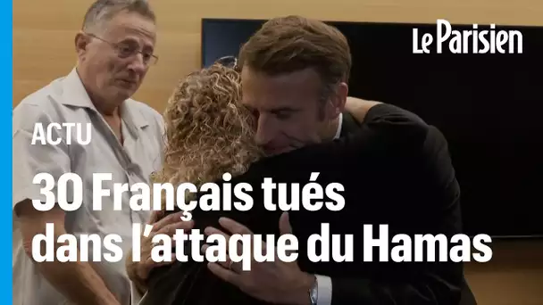 Hamas-Israël : Emmanuel Macron rencontre les familles de victimes françaises à Tel-Aviv