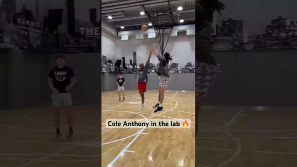 Cole Anthony putting in WORK with Chris Brickley! 👏 | #Shorts