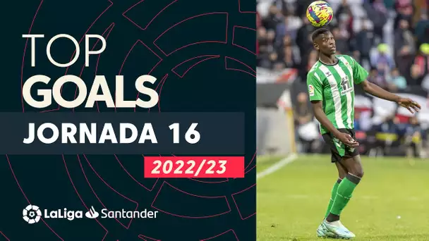 LaLiga TOP 5 Goles Jornada 16 LaLiga Santander 2022/2023