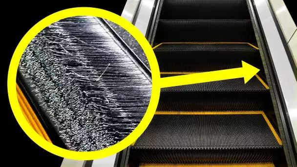 La Raison Insoupçonnée Pour Laquelle Les Escalators Sont Équipés De Brosses