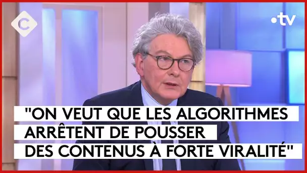 Israël/Hamas : le conflit fait exploser la désinformation en ligne - T. Breton - C à vous-26/10/2023