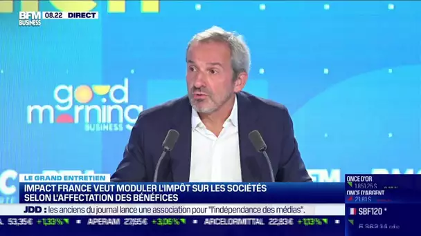 Pascal Demurger (Impact France) : Impact France veut moduler l'impôt sur les sociétés