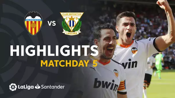 Highlights Valencia CF vs CD Leganés (1-1)
