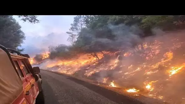 Pyrénées-Orientales : feu fixé à Caudiès-de-Fenouillèdes, plus de 100 hectares brûlés