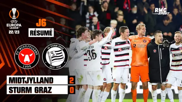 Résumé : Midtjylland 2-0 Sturm Graz - Ligue Europa (J6)