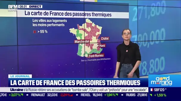La carte de France des passoires thermiques
