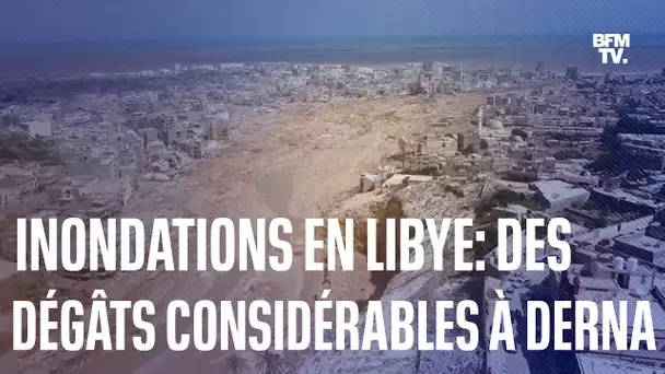 Inondations en Libye: les images des dégâts dans la ville de Derna