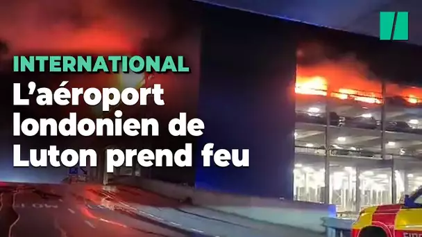 À Londres, l’aéroport de Luton suspend ses vols en raison d’un important incendie