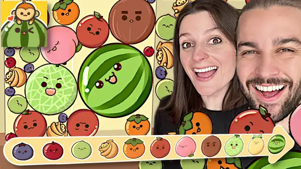 LE JEU DE LA PASTEQUE GRATUIT ! ( Watermelon Game : Monkey Land)