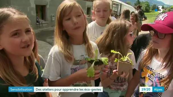 Haute-Savoie : des Champions pour échanger écologie avec les enfants