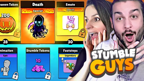 STUMBLE GUYS HALLOWEEN : NOUVEAU STUMBLE PASSE, NOUVELLE EMOTE ET SKIN SPECIAL !