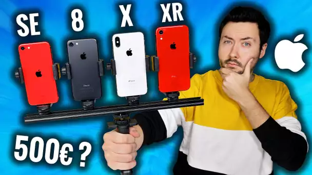 Quel iPhone acheter pour 500€ ? (iPhone SE VS iPhone 8/X/XR)