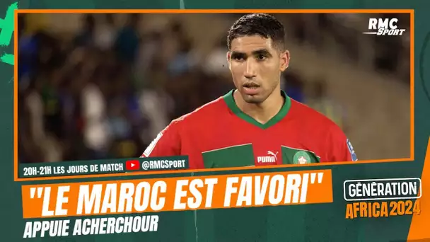 CAN 2024: "Le Maroc favori ? Il faudra le montrer sur le terrain" appuie Acherchour