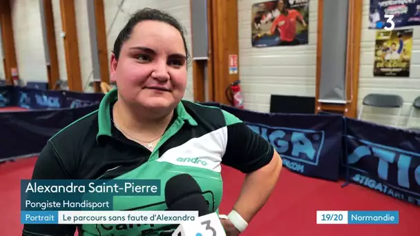 Portrait d'Alexandra Saint-Pierre : championne du monde de para-Tennis de table