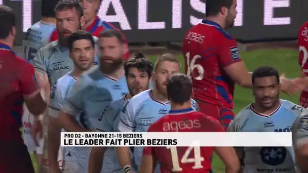 Pro D2 - Bayonne / Béziers : Le leader fait plier Béziers !