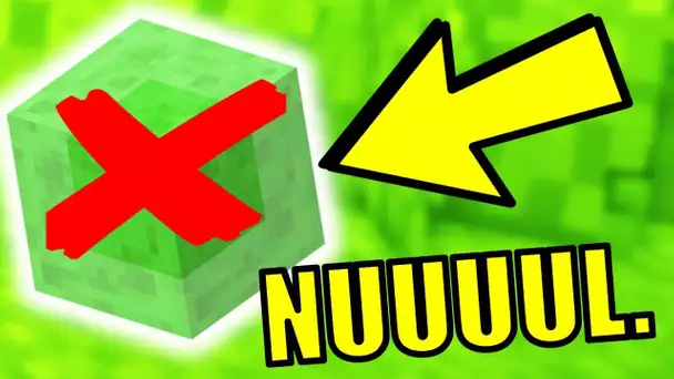 POURQUOI LES BLOCS DE SLIME C'EST 100% NUUUUL ? (ou pas)