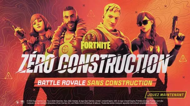 MERCI FORTNITE ! TRAILER DU MODE ZERO CONSTRUCTION ! (FORTNITE BATTLE ROYALE SANS CONSTRUCTION)