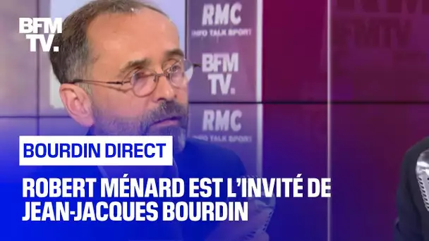 Robert Ménard face à Jean-Jacques Bourdin en direct