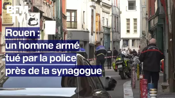 Rouen: un homme armé tué par la police près de la synagogue