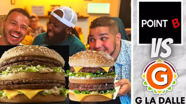 BATTLE : Ces 2 FAST FOODS IMITENT Mc Do et Burger King : Point B vs G LA DALLE - VLOG #1068