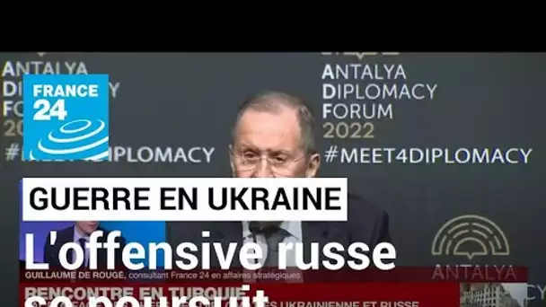 Echec des pourparlers russo-ukrainiens, l'offensive russe se poursuit • FRANCE 24
