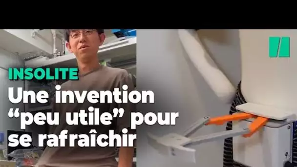 Face à la canicule, ce japonais a développé une invention originale pour se rafraîchir