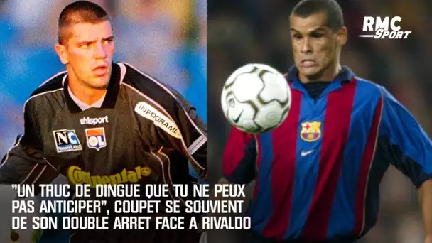 "Un truc dingue que tu ne peux pas anticiper", Coupet se souvient de son double arrêt face à Rivaldo